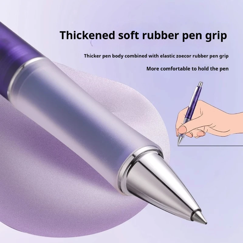 Długopis żelowy PILOT BLDG-80R, Dr.GRIP Soft Grip, wodoodporny, szybkoschnący tusz, ergonomiczna konstrukcja o niskim środzie do wygodnego codziennego użytku — zdjęcie produktu 5