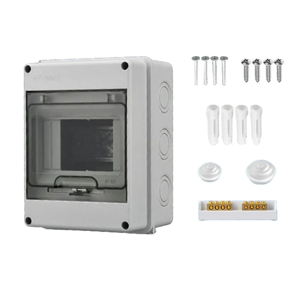 Installation In Workshops IP65 Waterproof Distribution Box ABS Resin Material Damp Room Standard Compliance Easy Installation