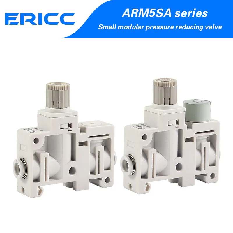 SMC type miniature pressure regulating valve ARM5SA/SB-06-07-08-A pneumatic small modular precision pressure reducing valve