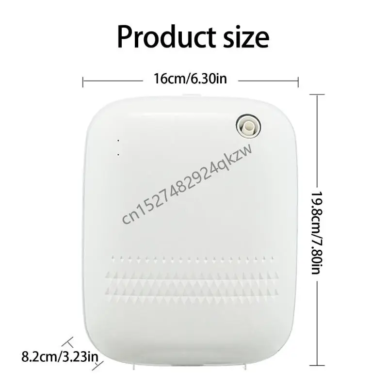 R9CD Bộ khuếch tán tinh dầu yên tĩnh với điều khiển răng màu xanh cho nhà hoặc khách sạn 400ml mùi hương khí hóa khí