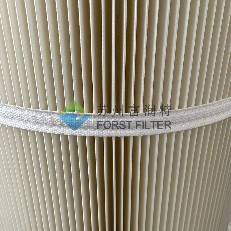 0.3 Micron Laser Cutting Air Smoke Welding Fume Smoke Dust Collector Cylindrical Pleated Air Filter Cartridge