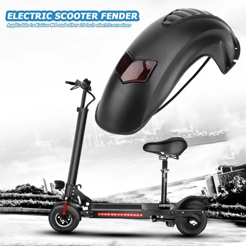 Electric Scooter Rear Mud Guard for Kugoo M4 M4 Pro Tire Splash Fender Scooter Rear Mudguard Back Wing10 Inch Scooter Parts