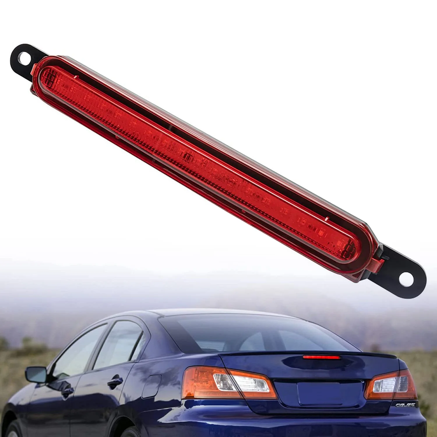 Red Car LED 3RD Brake Light Trunk Back High Mount Stop Lamp for Mitsubishi Lancer Sedan EVO X 2008-2016