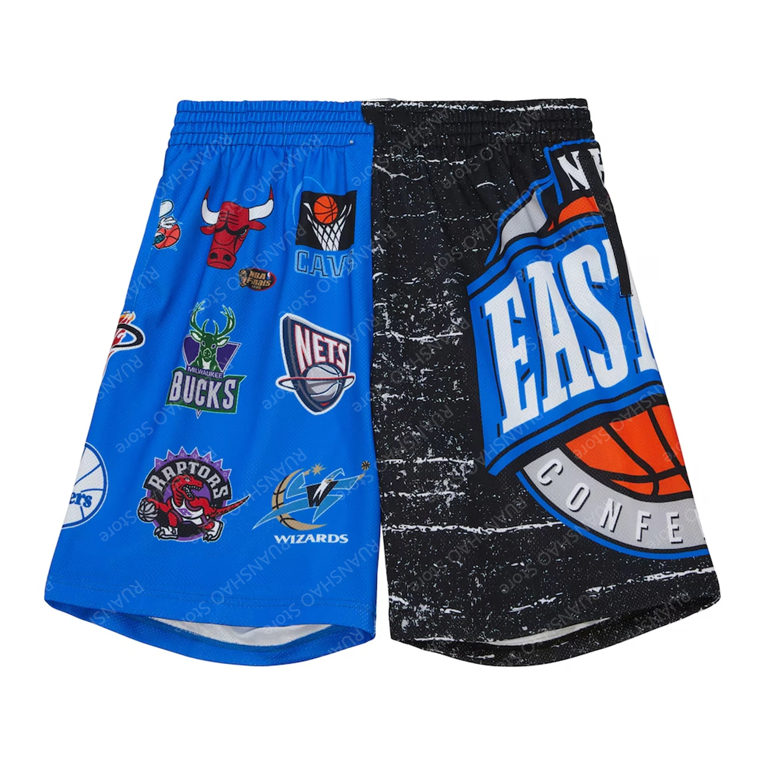 Summer New Style Print Design Lightweight Fallow Breathable Man Women Shorts Classic Basketball Swingman Shorts Pistons For Team