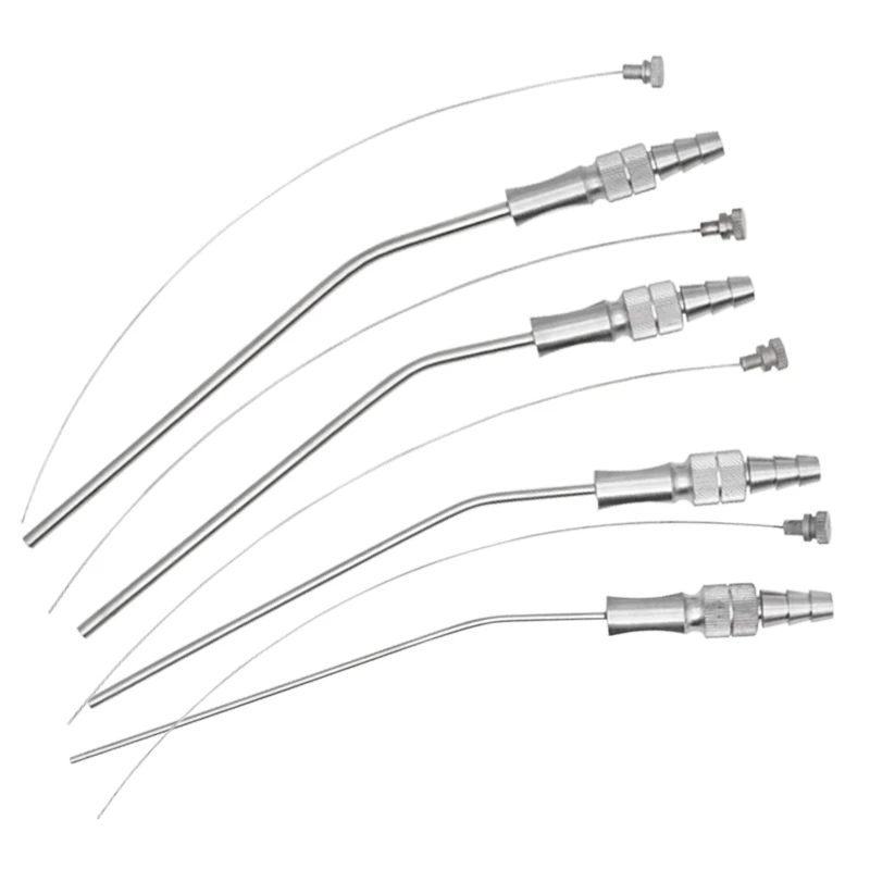 4 sztuki Aspirator chirurgii stomatologicznej Ferguson Frazier rura ssąca rurka laboratoryjna Implant narzędzie chirurgiczne 2mm/3mm/4mm/5mm