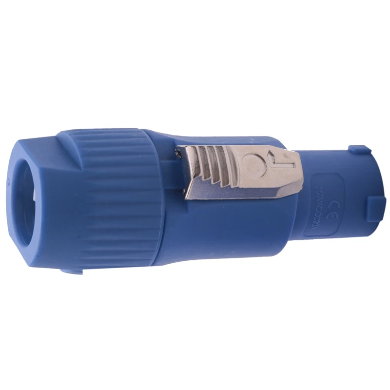 Hot 3 PIN AC Powercon Connector Male Plug NAC3FCA NAC3FCB AC Power Plug 20A/250V For Stage Light LED Screen