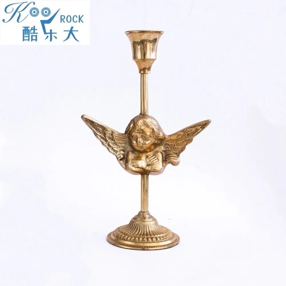 Vintage Handcrafted Brass Candle Holders with Israeli Art Collection Home Decoration Menorah gift