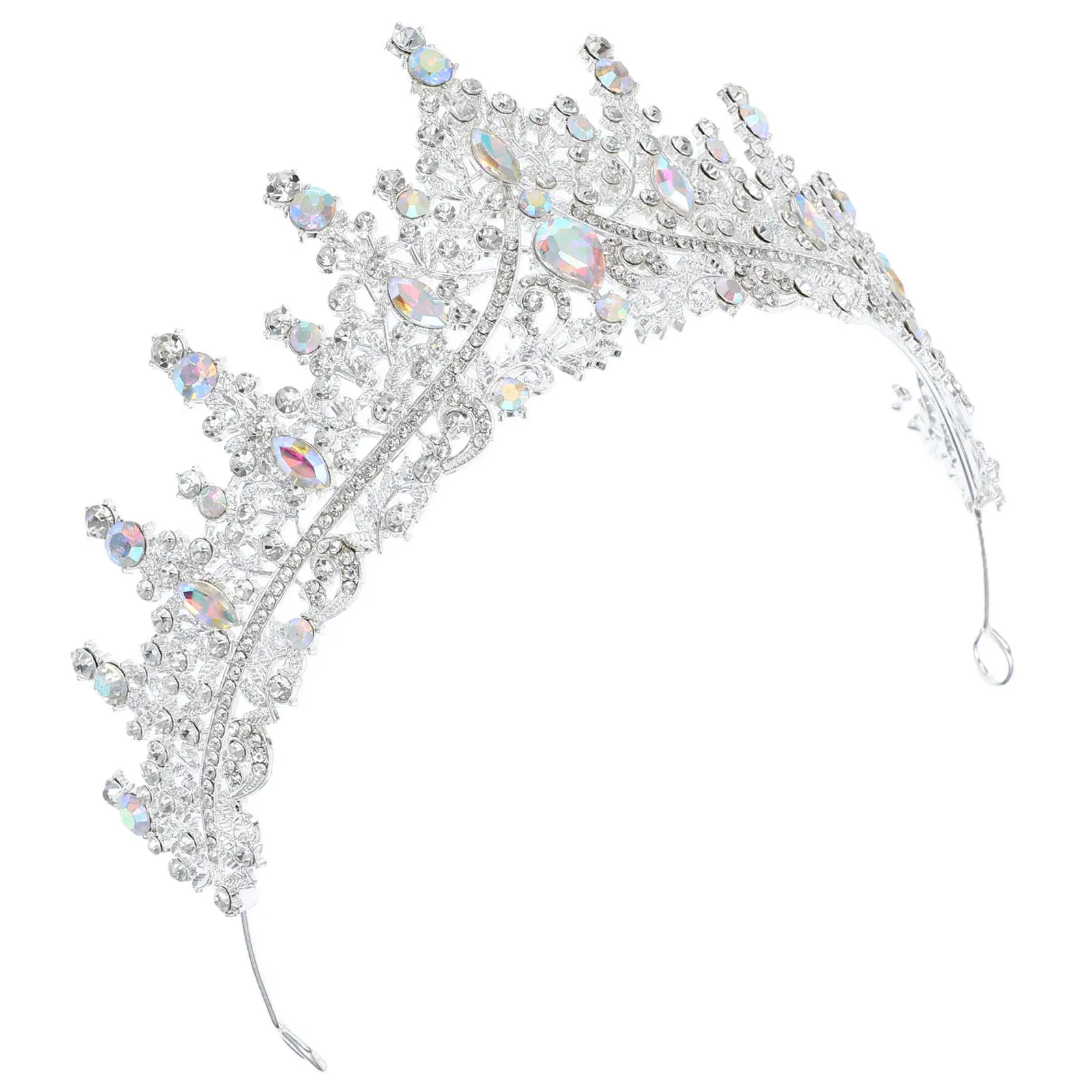 

Rhinestone Baroque Style Crown for Women Birthday Wedding Party Prom Pageant Bride Tiara Headband Adult Princess Crown Costume