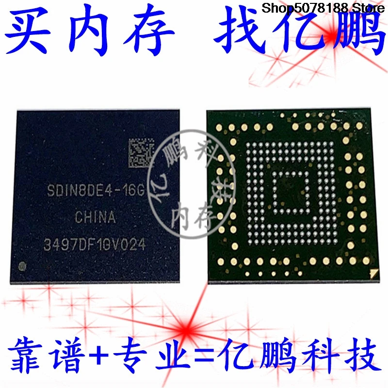 SDIN8DE4-16G BGA153  EMMC 4.5 16GB  Memory chip IC