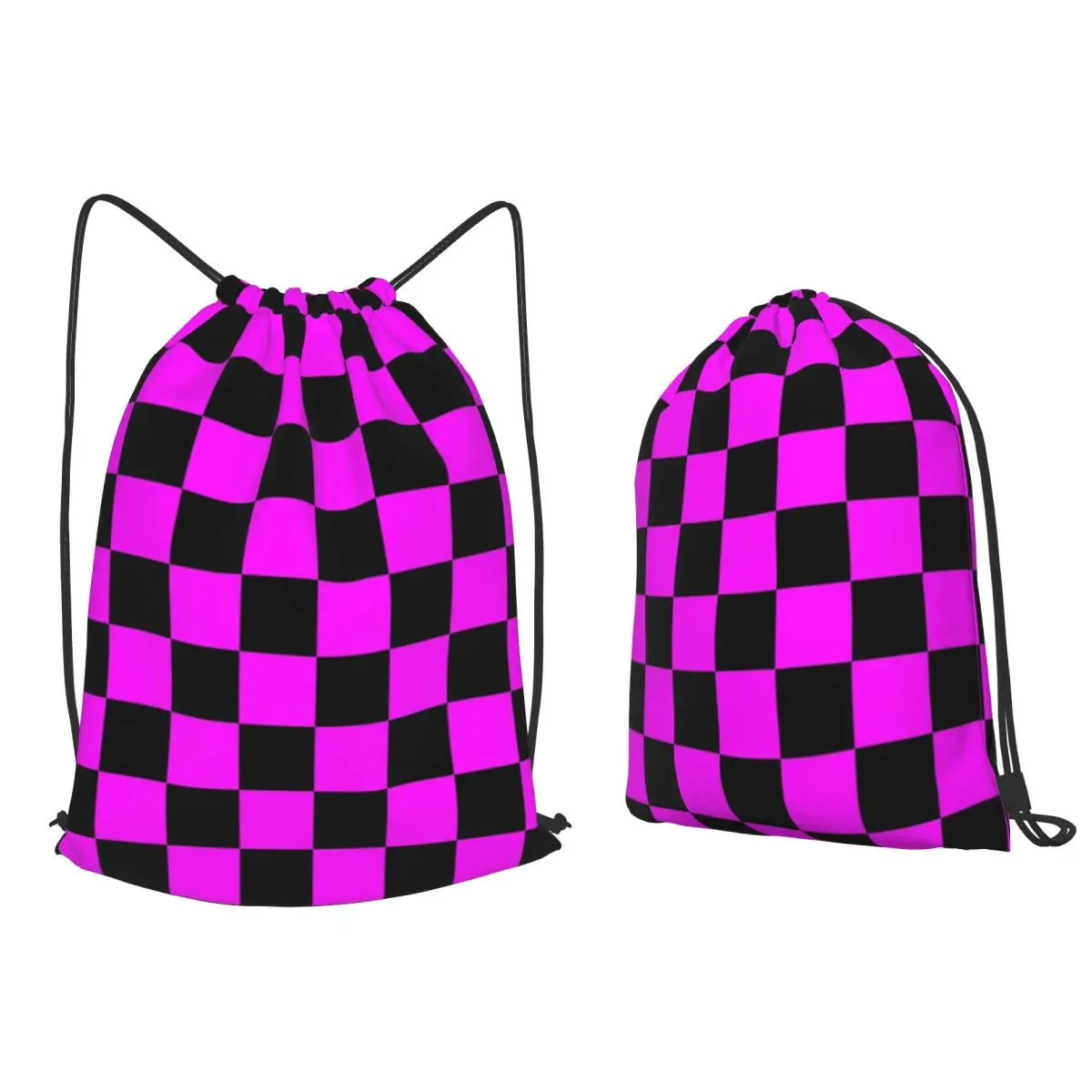 Missing Texture Backpacks Casual Drawstring Bundle Pocket Sports Bag Book Bags for Man Woman School