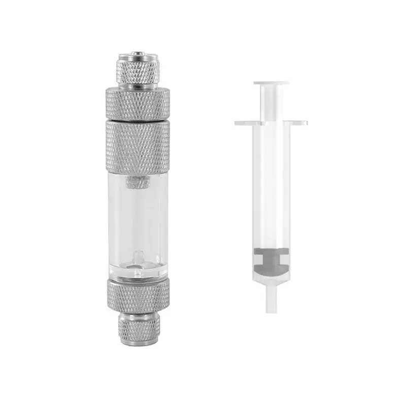 AT02-Fish Tank CO2 Equipment CO2 Regulator Generator Reaction System Aquarium CO2 Bubble Meter Water Injection Version B