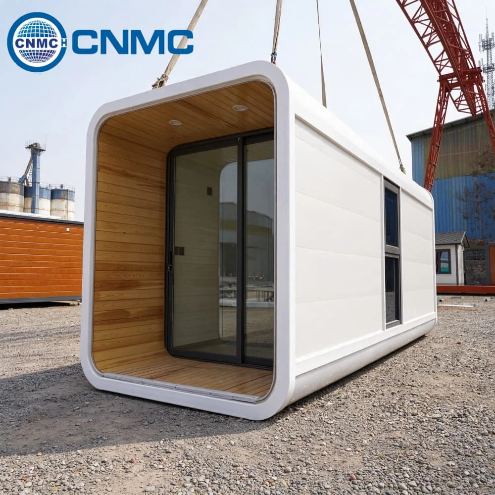 Apple Cabin Portable Prefabricated House Waterproof Soundproof Mobile Tiny Home For Hotel Homestay Camping And Daily Living Use
