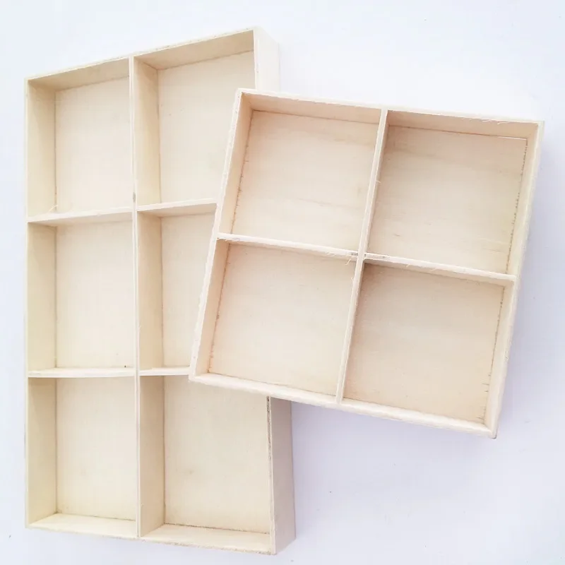 Holz Schublade Organizer Schreibtisch Veranstalter Unterteilt Lagerung Box Display Tray für Kleine Artikel Miniatur Pflanzen Schmuck Handwerk Stationäre