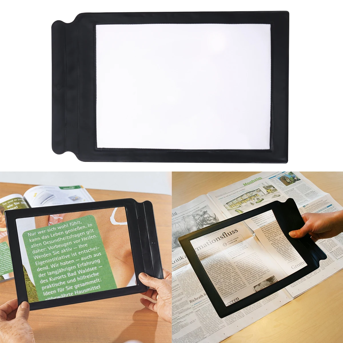 

A4 Magnifier A4 Magnifying Lens A4 Magnifying Glass Handled A4 Magnifier Full Page Large Sheet Magnifier