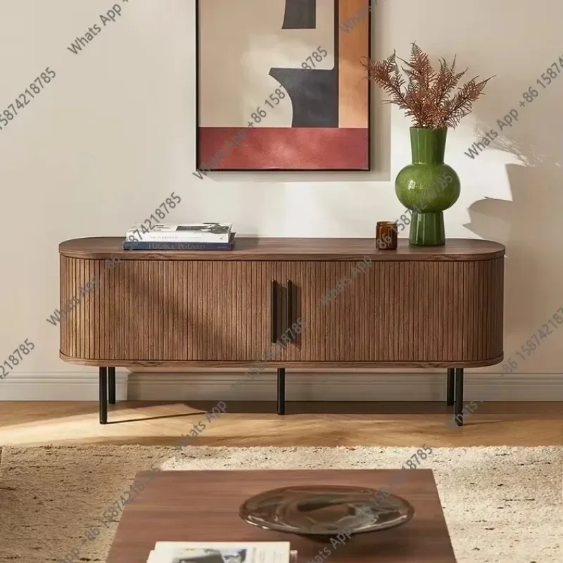 B40 Z 67 New Arrival Mid-Century Modern Furniture TV Stand Crafted With A Meticulous Mixed Material Composition Elegant TV Cabin