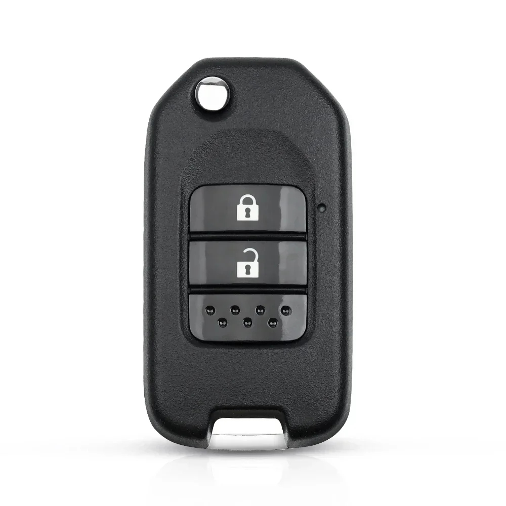 KEYYOU 1PCS NEW Modified Flip Key Shell For Honda FIT XRV VEZEL CITY JAZZ CIVIC HRV Folding Key Case Fob Upgrade