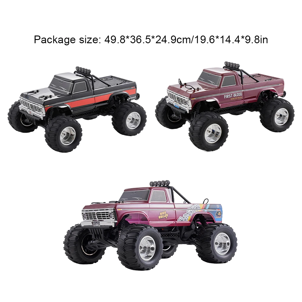 FMS 1/10 Fmt F100 RC عالية السرعة شاحنة كبيرة الإطارات Rc التحكم عن بعد نموذج سيارة الدفع الرباعي عالية السرعة على الطرق الوعرة اللعب