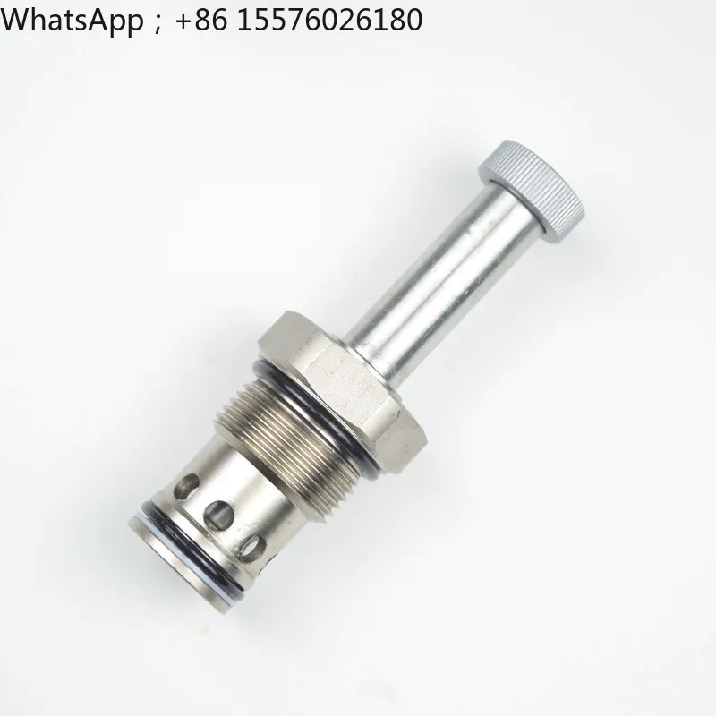 Two Normally Closed Hydraulic Plug-in Valves DHF16-220 SV16-20 25MPa 151L/min Threaded Electromagnetic Directional Valve