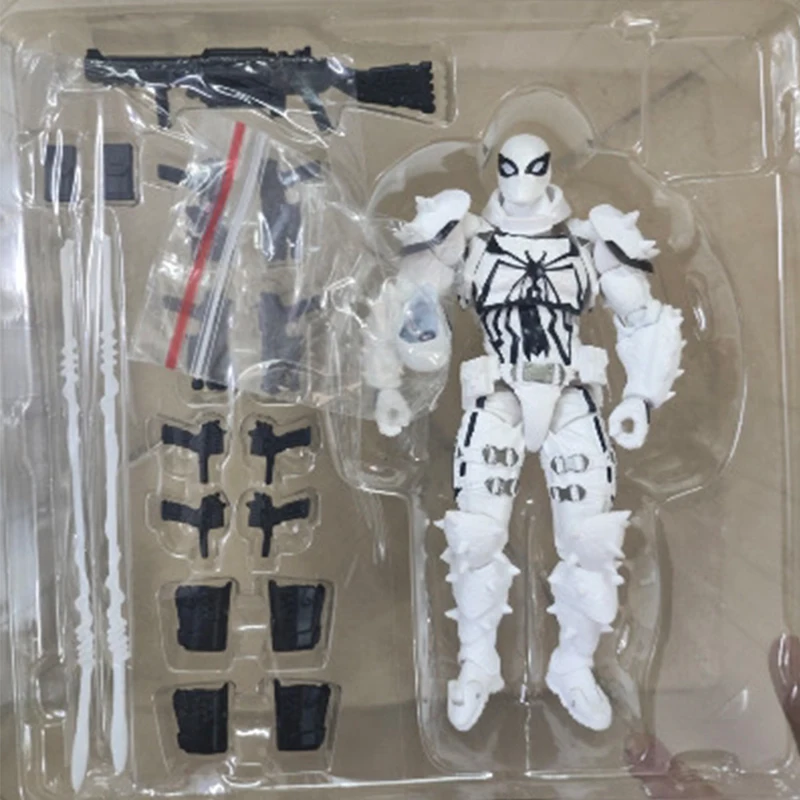 New Agent Venom Action Figure Venom Revoltech Amazing Yamaguchi Figures Pvc Movable Collection Eugene Thompson Ko Model Toy Gfit