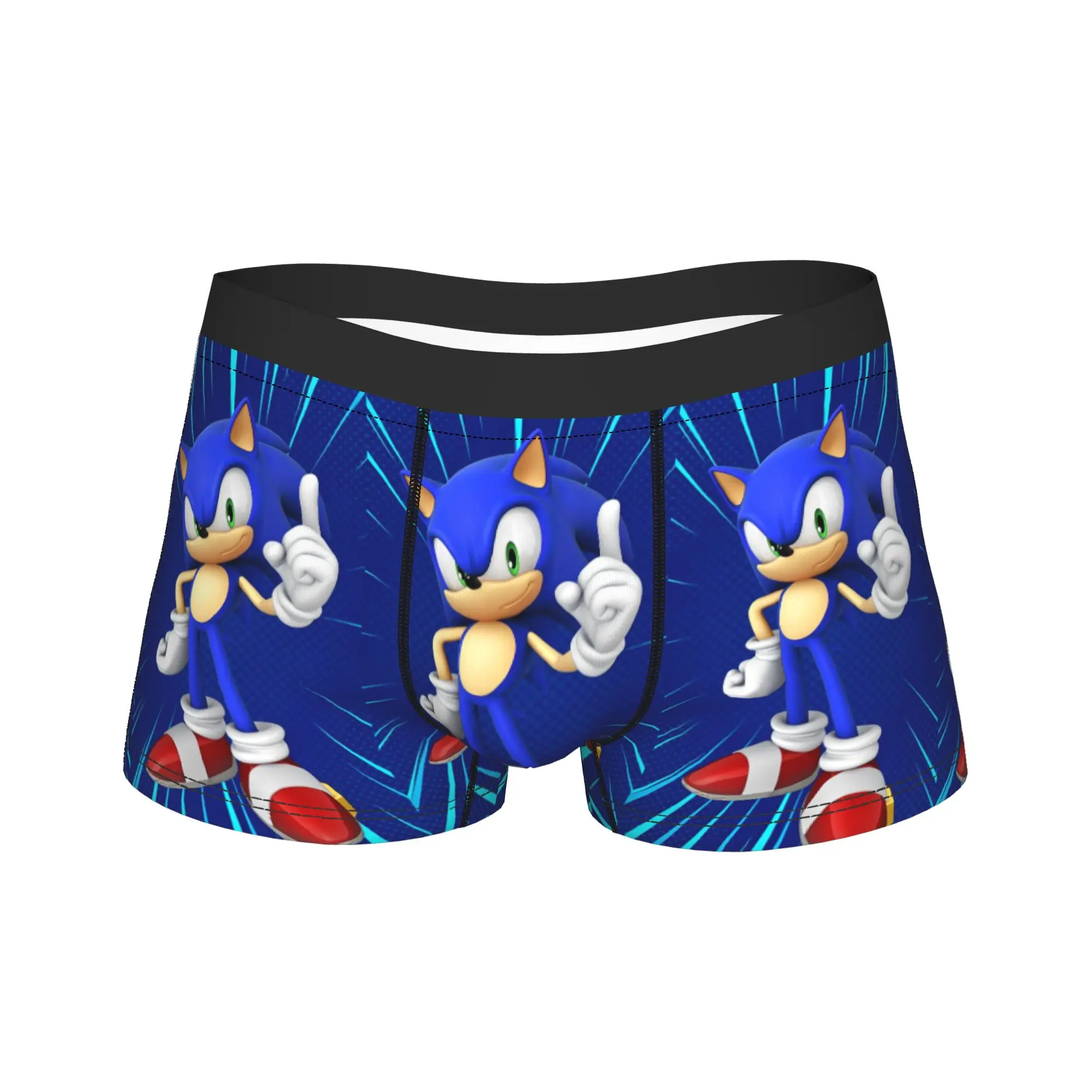 

Нижнее белье S-Sonic в стиле ретро с мультяшным принтом, качественные мужские трусы-боксеры, эластичные трусы-боксеры, подарок на день рождения