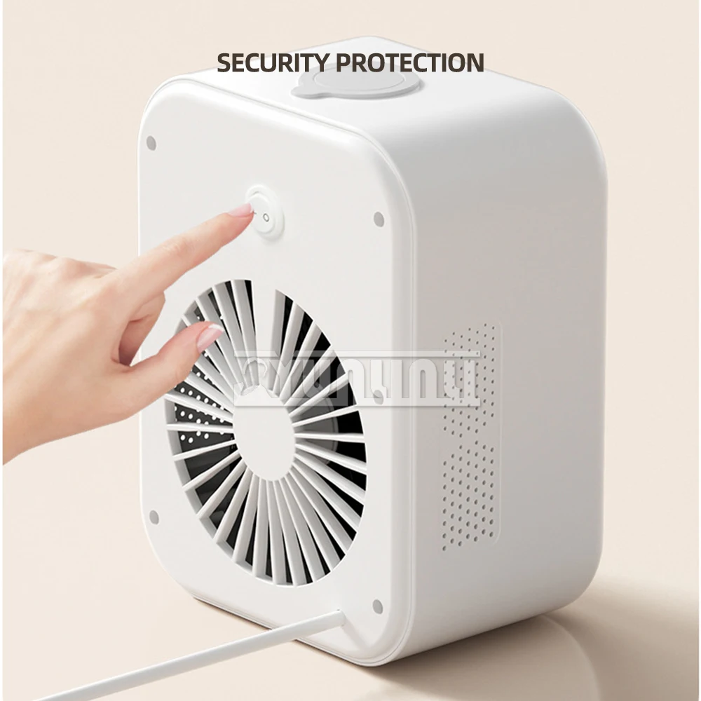 1200W Humidifying เครื่องทําความร้อน สําหรับ Home & Office ขนาดเล็ก PTC เครื่องทําความร้อนเซรามิคแบบพกพามินิพัดลมทําความร้อนไฟฟ้า