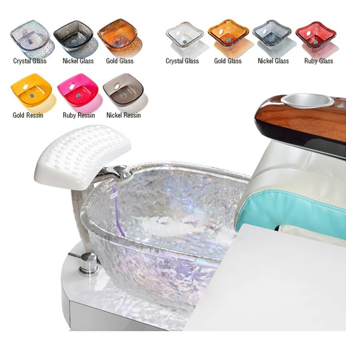 Foshan Grosir Salon Modern Kursi Pedikur Spa Kaki Hitam Stasiun Bangku dengan Kursi Pedikur Pijat Santai Kaki