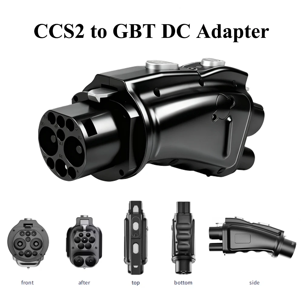 UNIRISE CCS2 to GBT EV Adapter 300A 1000V 300kW Fast DC Charging Converter CCS Combo 2 Charger To GBT For Chinese Cars Connector