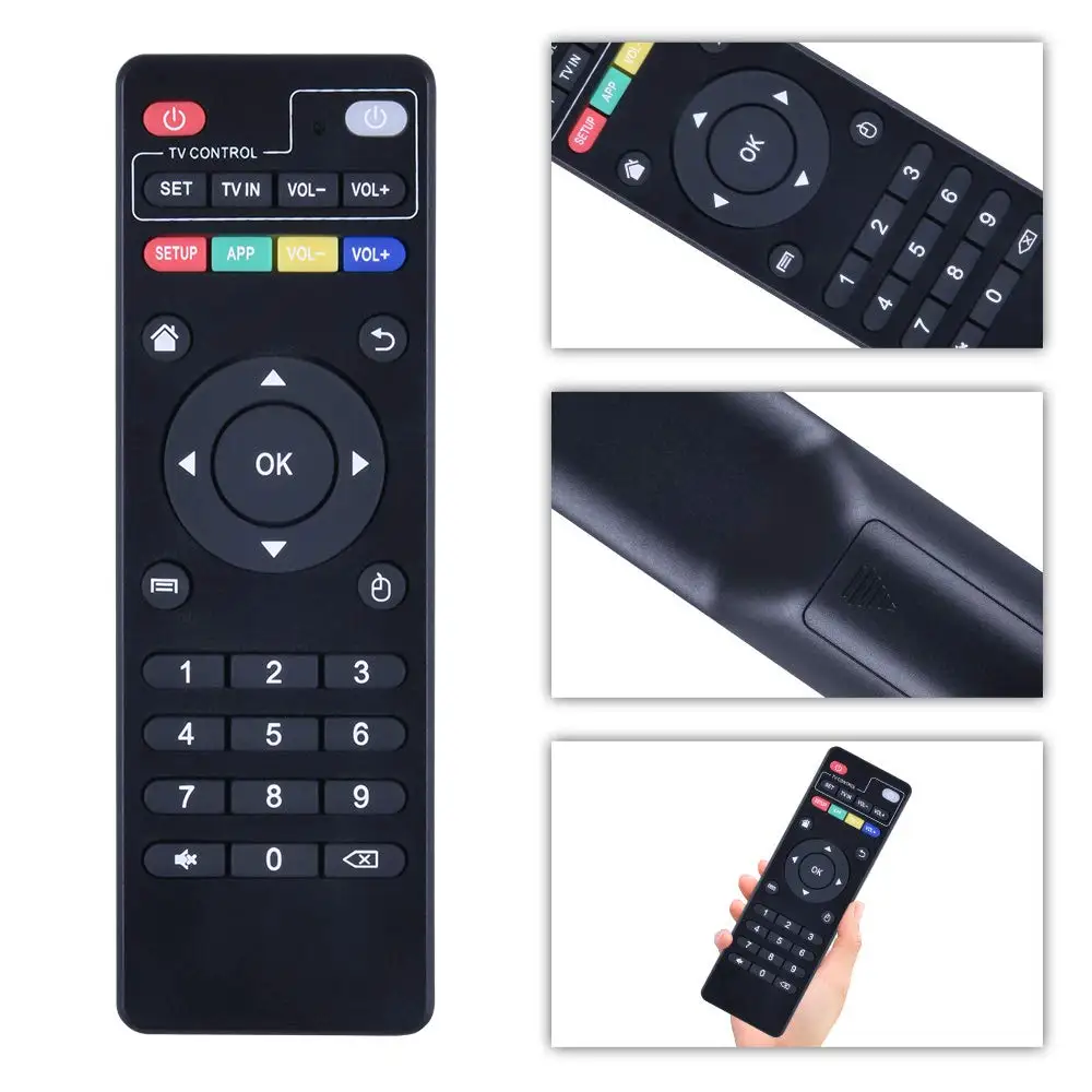 TV Box Remote Control For H96 X96 mini MAX/V88/TX6/T95X/Z Plus/TX3 M12 MXQ Universal Android TV BOX Learning Remote Controller