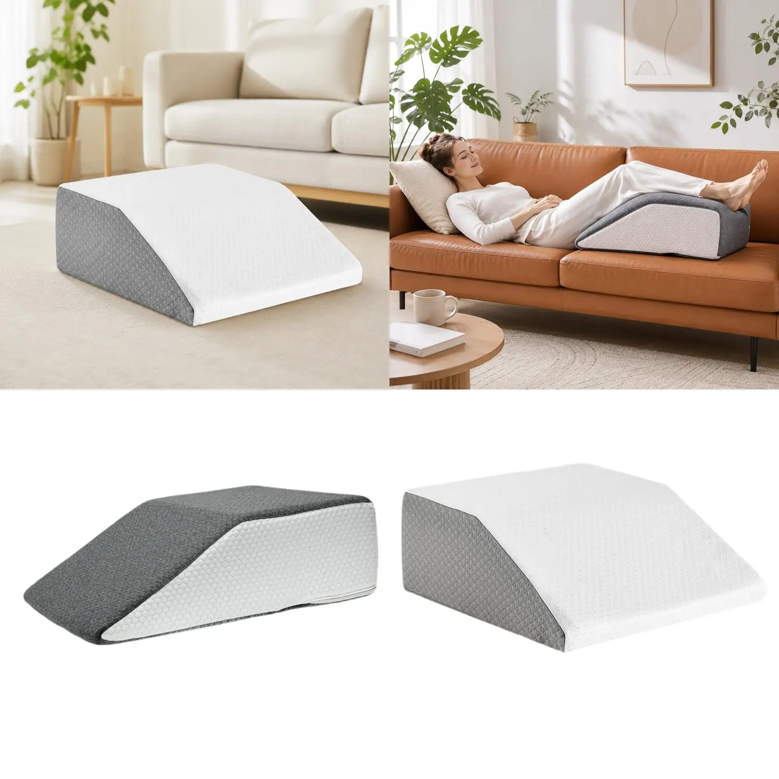 Leg Pillow Elevation Versatile Foot Knee Pillow for Reading Waist Adults