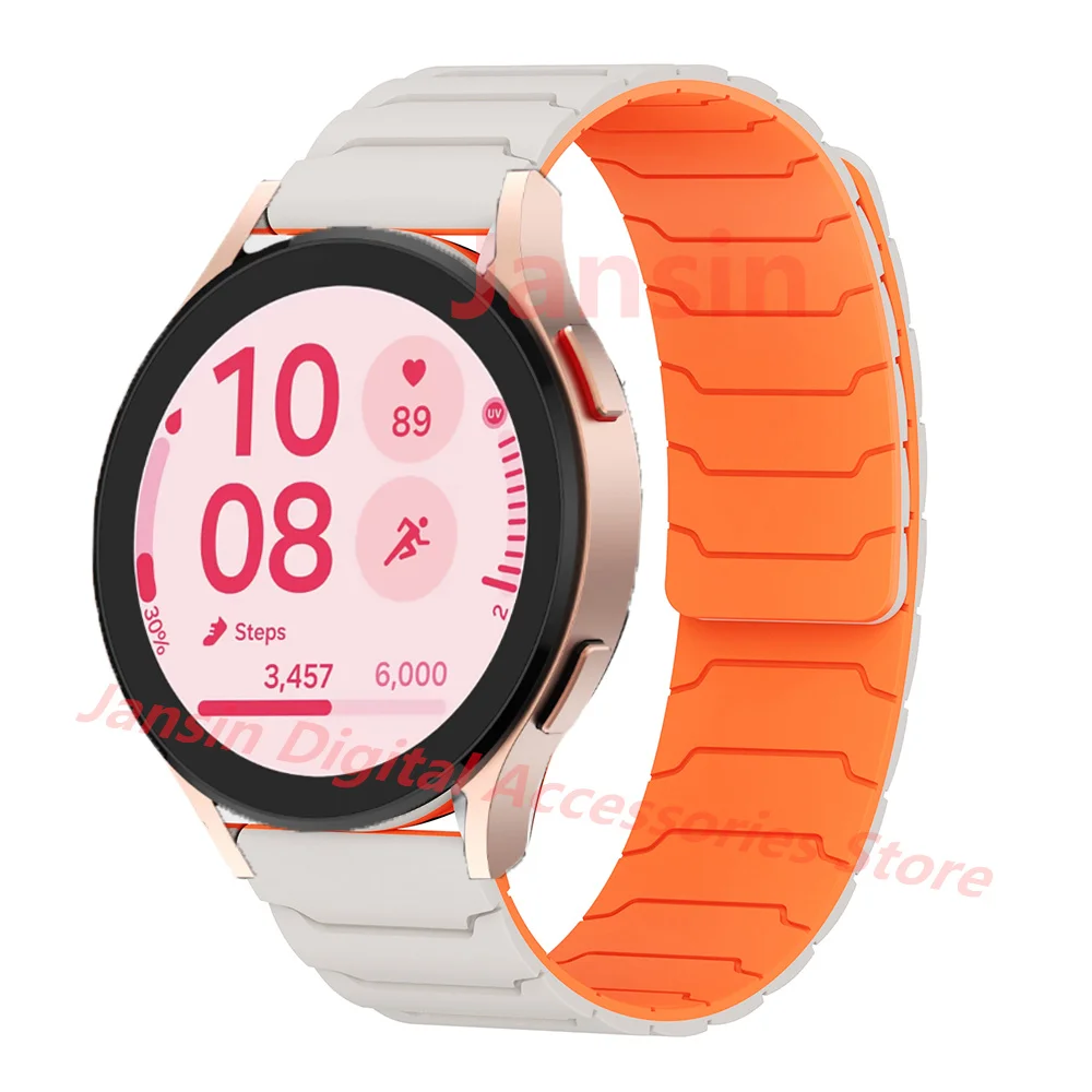 20mm Strap For Samsung Watch 7 6 5 4 40/44mm 5pro 45mm Correa Magnetic Watchband For Joint MoonSwatch Amazfit GTR 42mm Bracelet