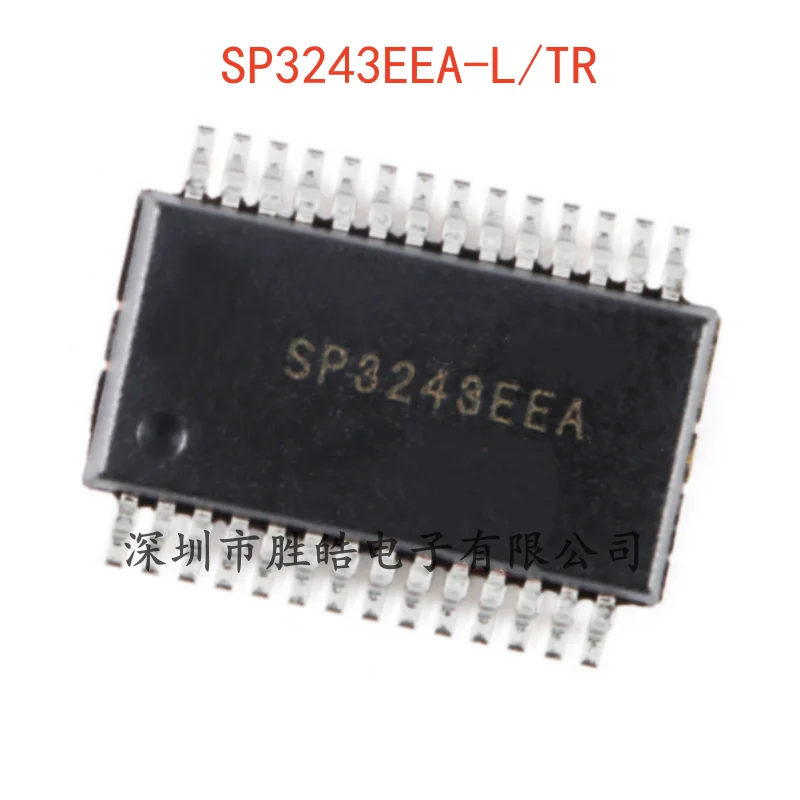 (5PCS)   NEW   SP3243EEA-L/TR   3.0V  TO  5.5V   RS-232 Transceiver Chip   SSOP-28   SP3243EEA   Integrated Circuit