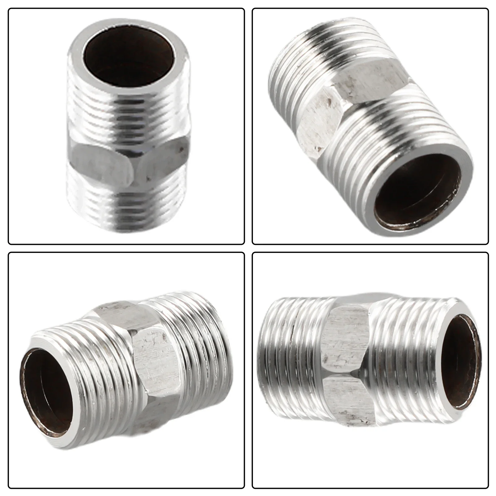 Extension Pipe Shower Hose For Showers Kitchen Stainless Steel Adapter Connector Longer Extend Home Improvement
