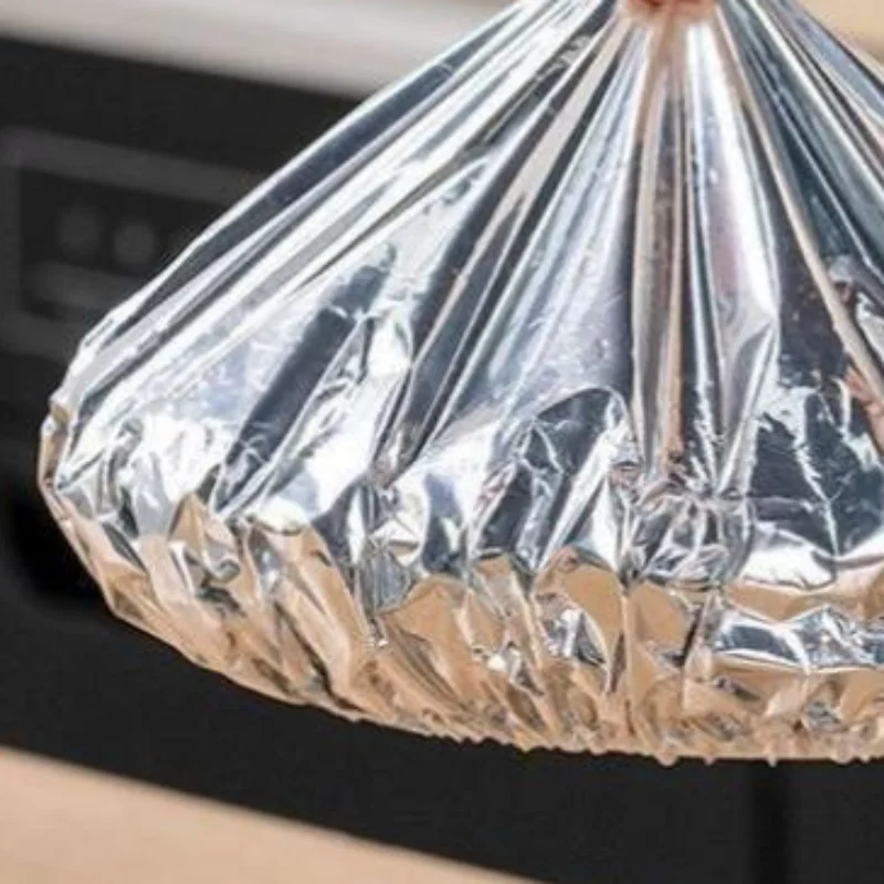 20/30/40Pcs Aluminum Foil Insulation Covers Keep Food Warm Fresh Repeatable Kitchen Food Covers Bowls Plates Adjustable Cling