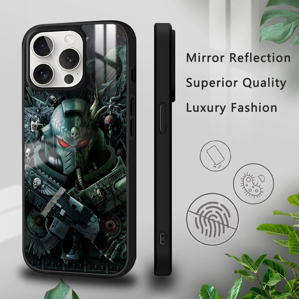 Game W-Warhammers-s 40k Phone Case For iPhone 16 15 14 13 12 11 Pro Xs Max Mini Plus Celulares Hard Funda