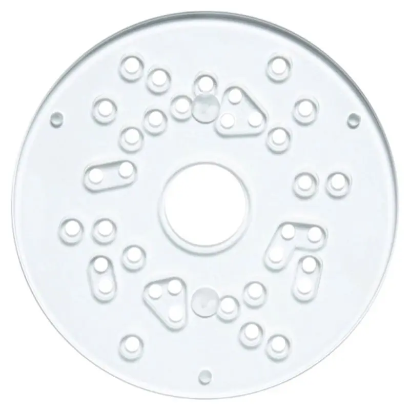B08B-Router Base Plate 5-3/4 Inch With Predrilled Holes, Fits Fixed& Plunge Mounting, For , , (71381)