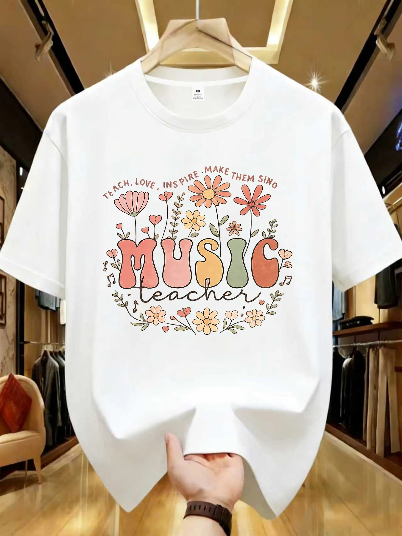 

【WDS01483】Женская футболка больших размеров с креативным принтом, круглым вырезом, летняя повседневная модель с короткими рукавами, универсальная, в уличном стиле