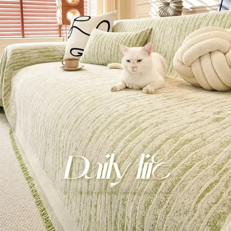 1PC Sofa Cover Thick Fabric Sofa Cushion Universal in All Seasons One-piece Home Textile Products Fashionable Minimalist Design