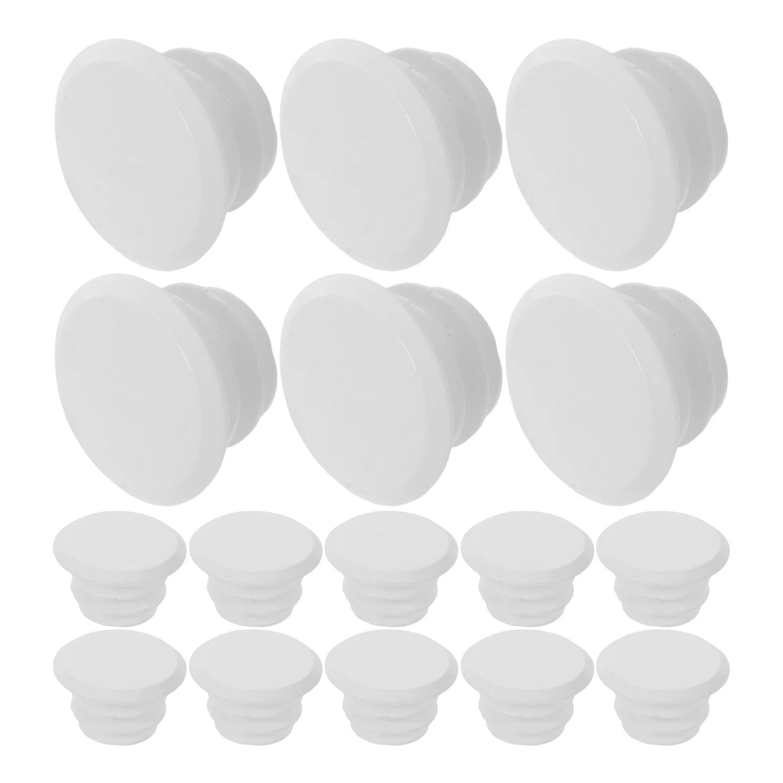 

40pcs Bicycle Handlebar End Caps White Plastic Mountain Bike Bar End Plugs Shockproof Vibration Absorption Grip Texture For Road