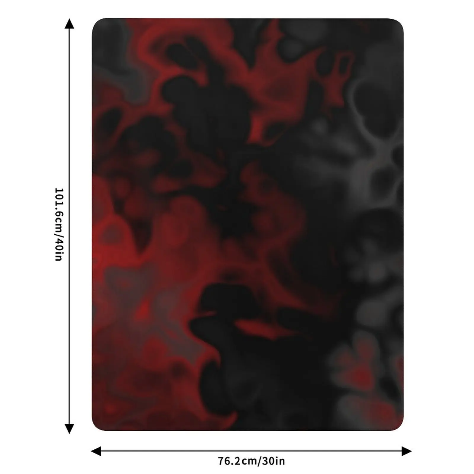 black red and gray Throw Blanket Warm Comfortable Blanket for Office Napping