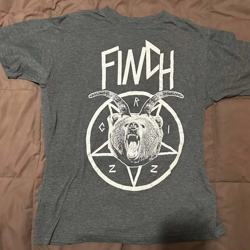 Finch Band Black T Shirt Cotton Full Size S 5Xl
