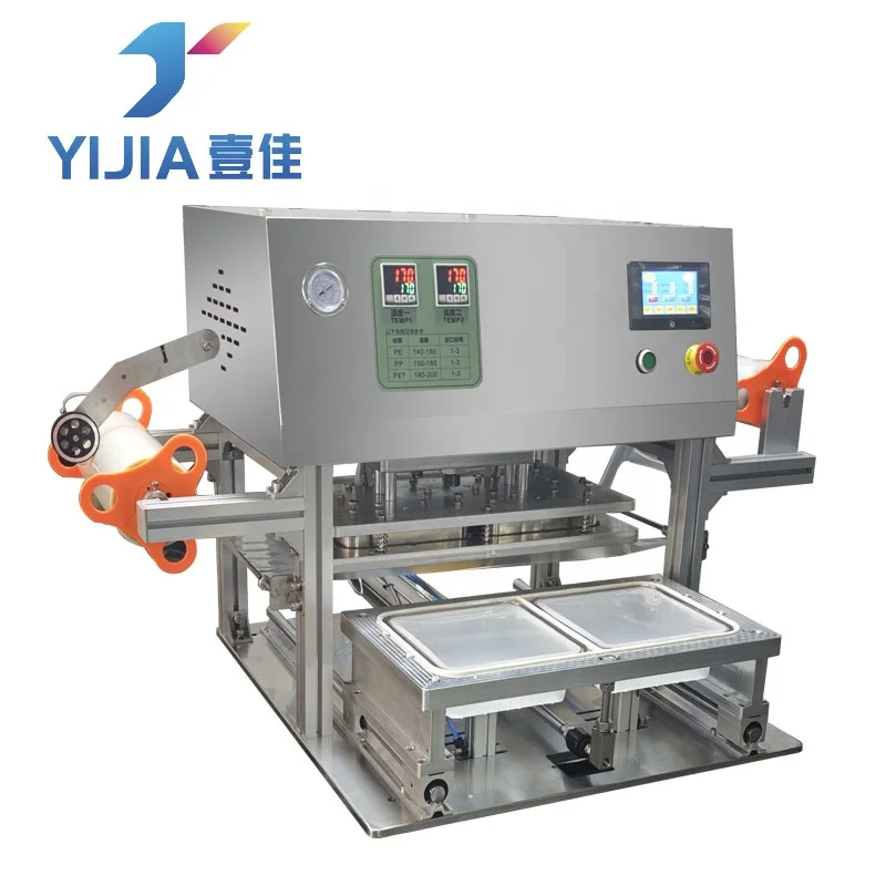 Semi-Automatic Mechanical Digital Gear-Driven Energy Saving Beverage Chemical PP Aluminum Foil Cup Heat Sealing Machine Food