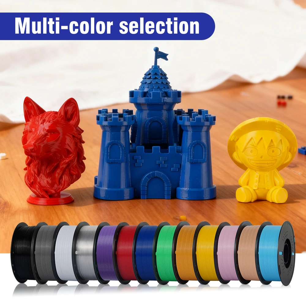 KEEPANG 5 kg PETG 3D-Drucker-Filament, 1,75 mm, hohe Zähigkeit, ordentlich gewickelt, 3D-Druckmaterial, DIY-Bastelwerkzeuge für 3D-Drucker – Detail 1