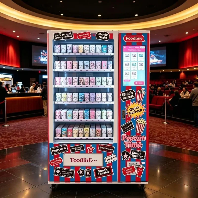 Mini Snack Drink Vending Machine Small Combo Automatic Beverage Vending Machine For Home Room Business With Payment System