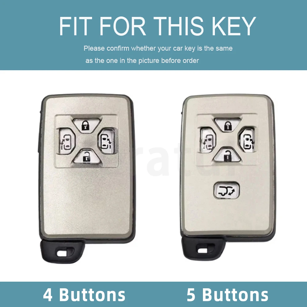 Fashion TPU Car Key Case Cover for Toyota Mark X RAV4 Voxy Noah Tarago Corolla Yaris Estima Prius Alpha Aqua Land Cruiser Auris