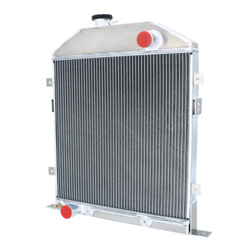 3 Row Aluminum Radiator For 1942-1948 Ford Super Deluxe 3.9L Ford Configuration