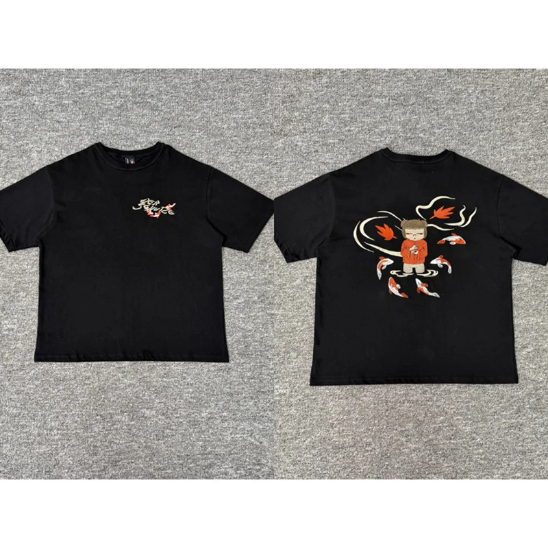 New Collection DERSCHUTZE Men's Graphic Print T-Shirt Casual Short Sleeve Crew Neck Loose Daily Top Fast Delivery