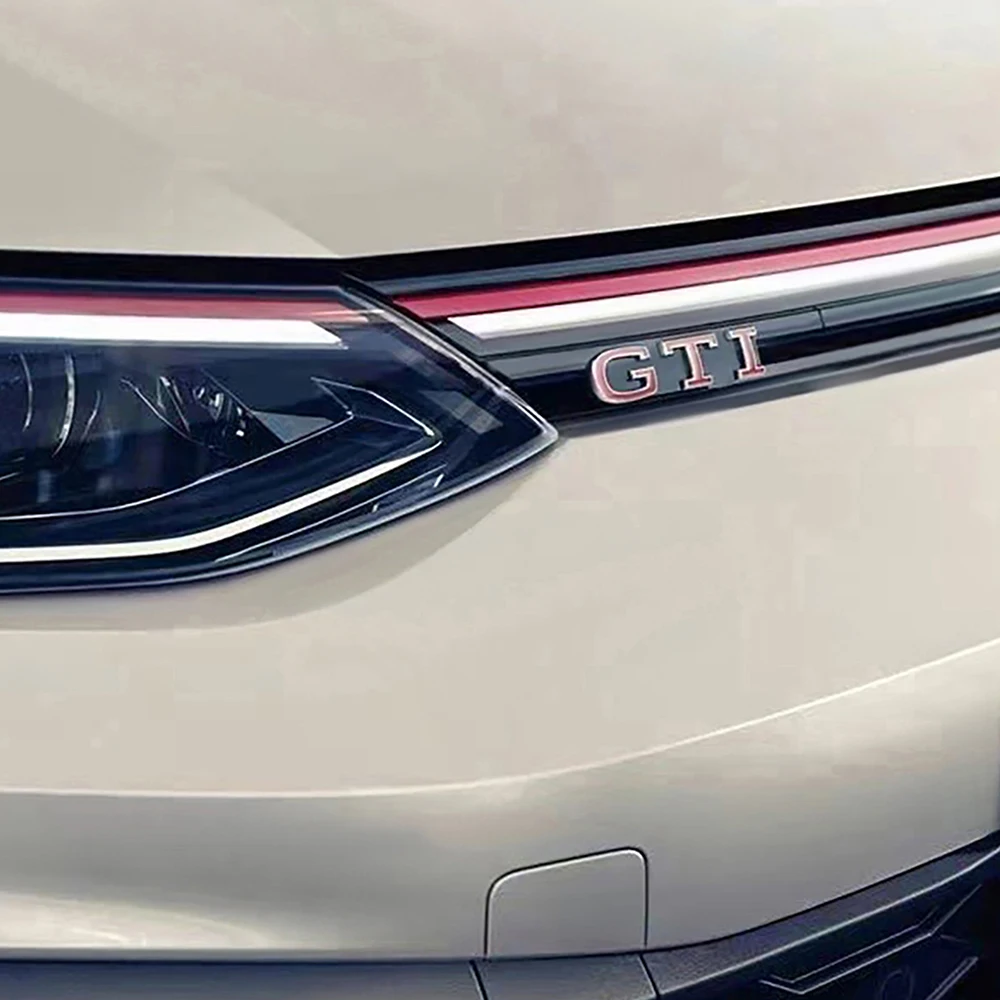 1pcs ABS GTI GTD Logo Car Front Hood Grille Replacement Badge Sticker For Volkswagen VW Golf 8 Rline GTI GTD Car Accessories - view 6