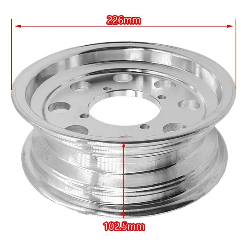 8 Inch Electroplated Rim 2.75/3.00-8 front 3.50-8 rear aluminum wheel hub For Monkey Bike Small  Motorcycle Hubs Modified