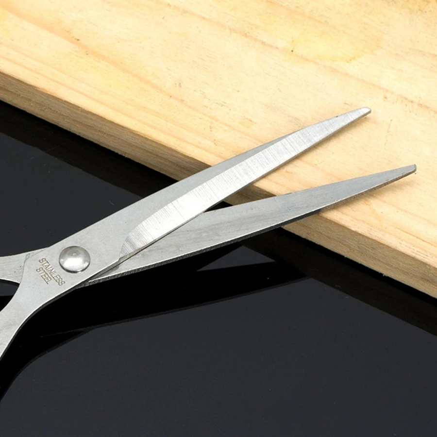 مقص القرطاسية مكتب المنزل المطبخ الخياطة ورقة مقص حجم الفولاذ المقاوم للصدأ اليدوية الفن سكين مقص