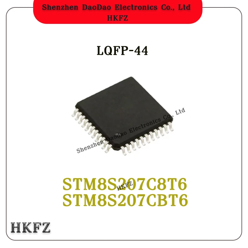 

10Pcs STM8S207C8T6 STM8S207CBT6 LQFP-44 Microcontroller chip new original